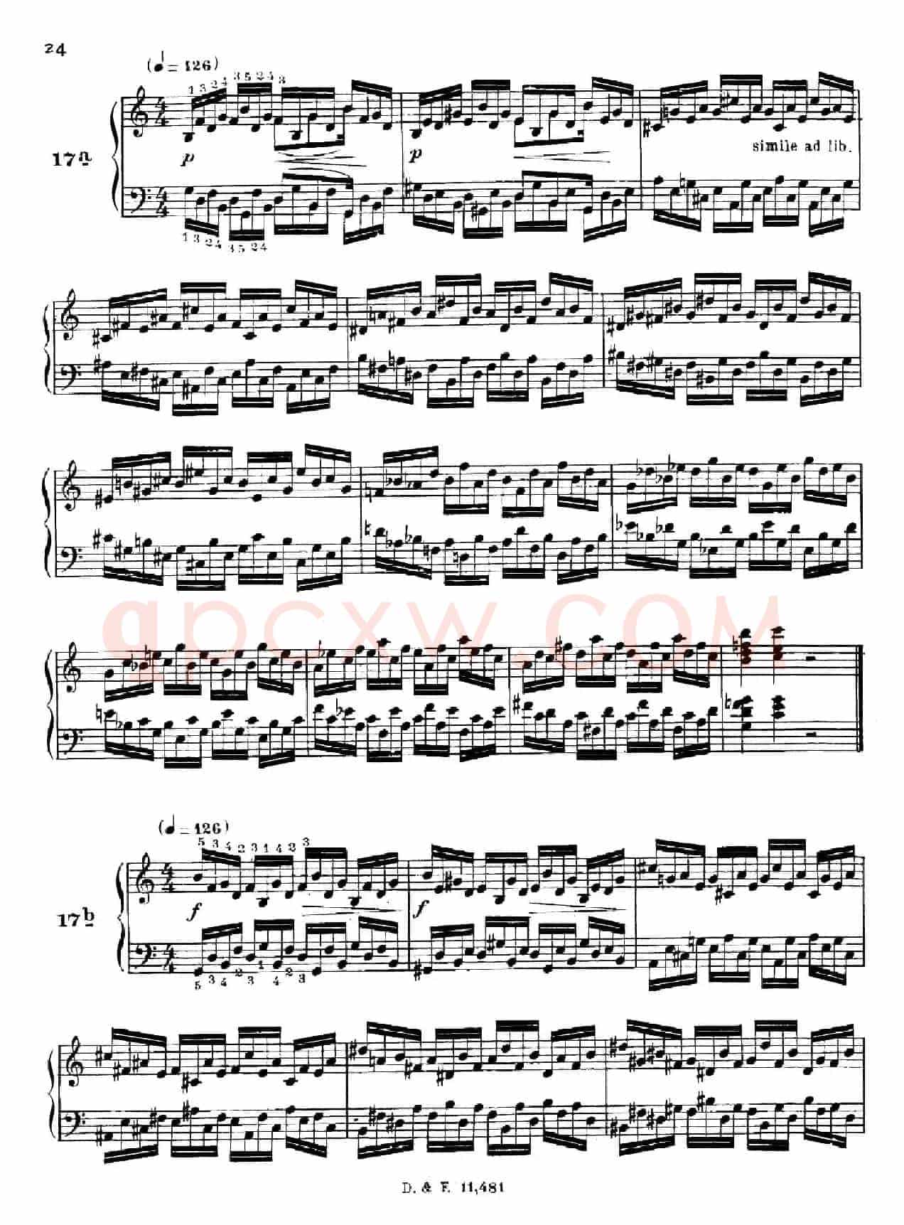 51 Exercises, WoO 6(51首钢琴练习 13—18)