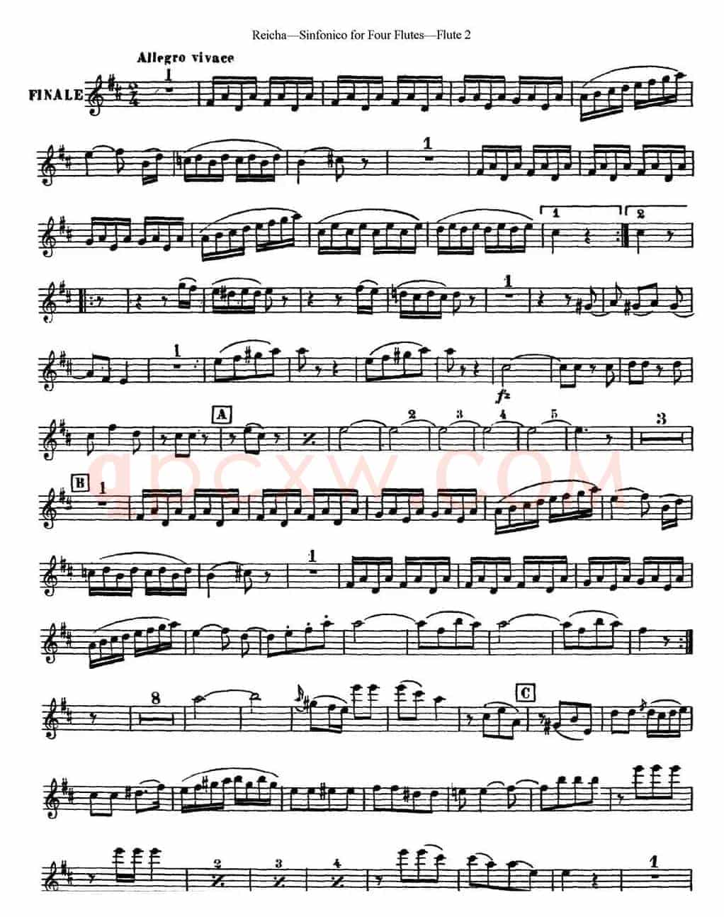 瑞查长笛四重奏（Flute 2）