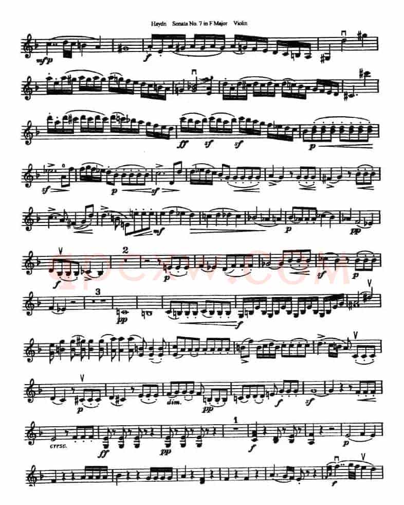 Soata No.7 in F Major