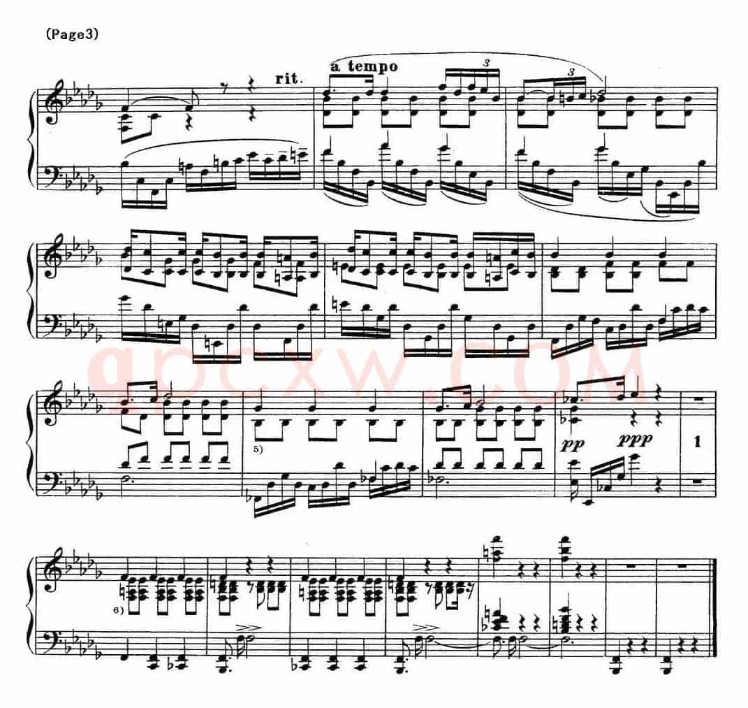 斯克里亚宾12首钢琴练习曲 Op8(No.11 Alexander Scriabin Etudes)