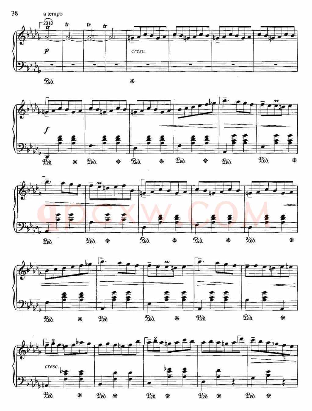 不可不弹的世界钢琴名曲：“小狗”圆舞曲（降D大调）