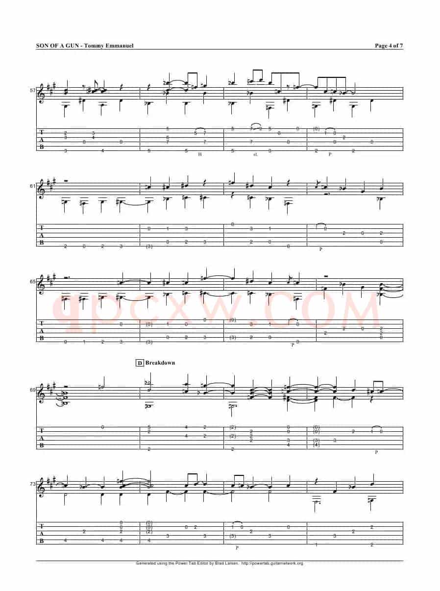 tommy emmanuel：son of a gun（指弹吉它）