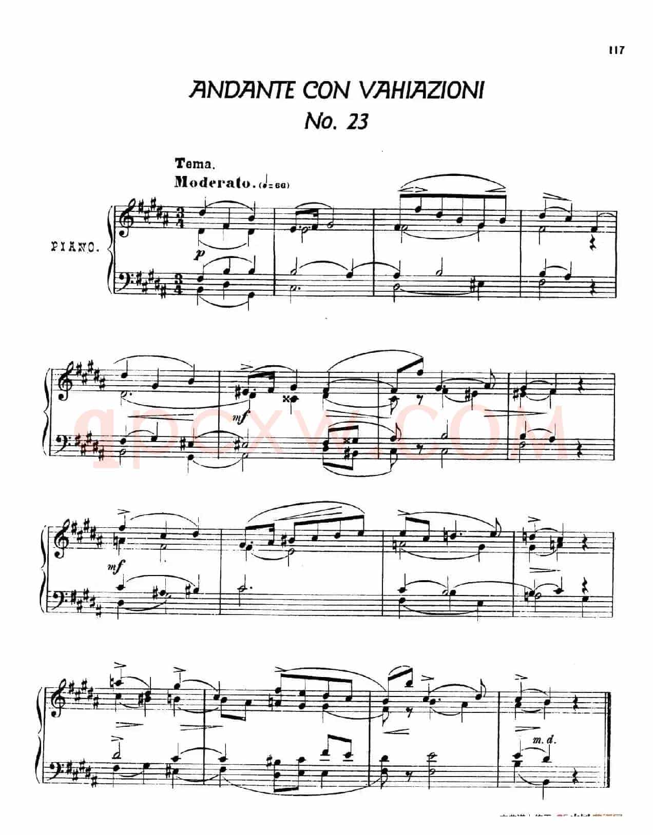 24 Characteristic Pieces Op.36(24首性格小品·23)