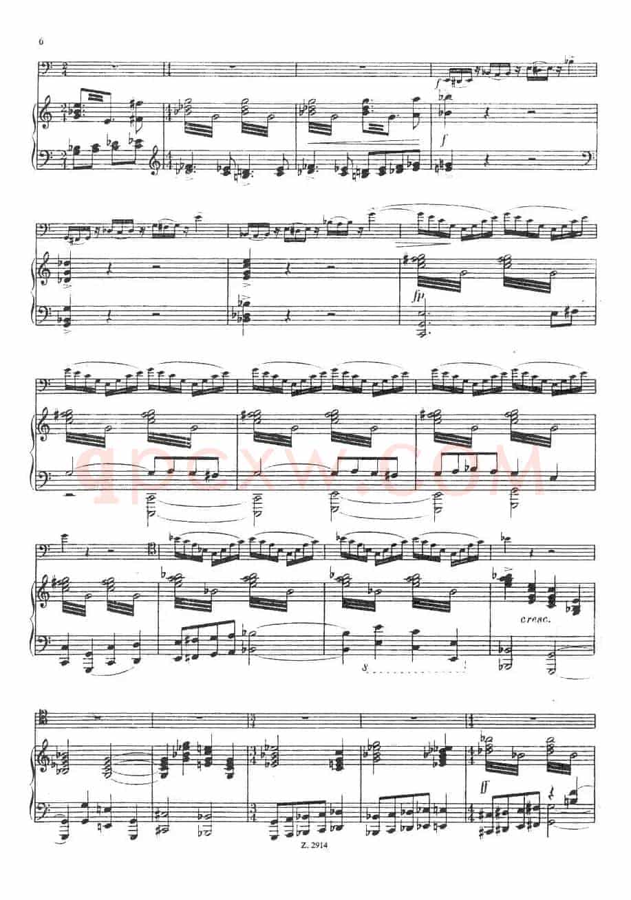 CONCERTINO（Ⅰ）（钢琴伴奏巴松协奏曲）