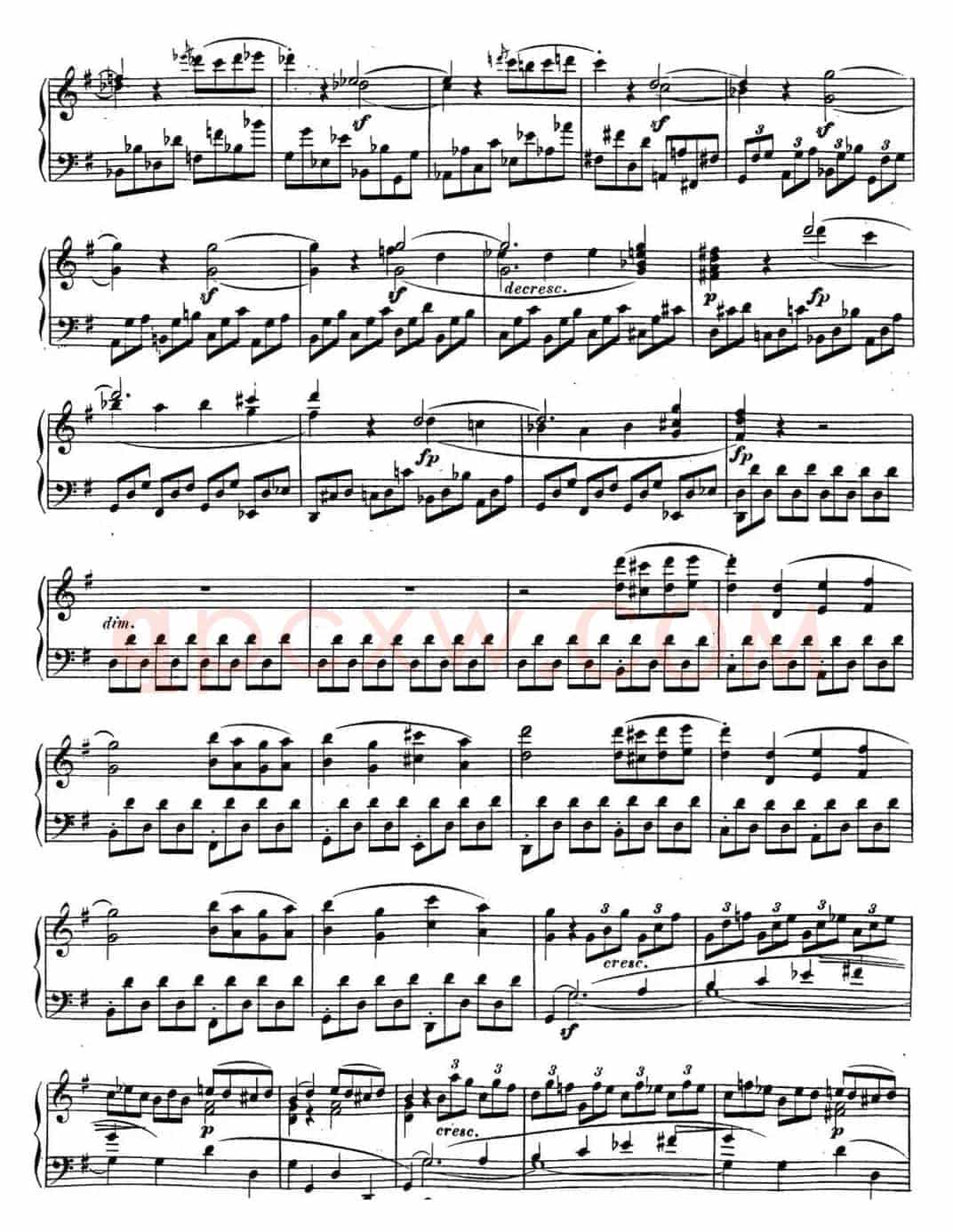 贝多芬钢琴奏鸣曲16 G大调 Op.31 No.1 G major