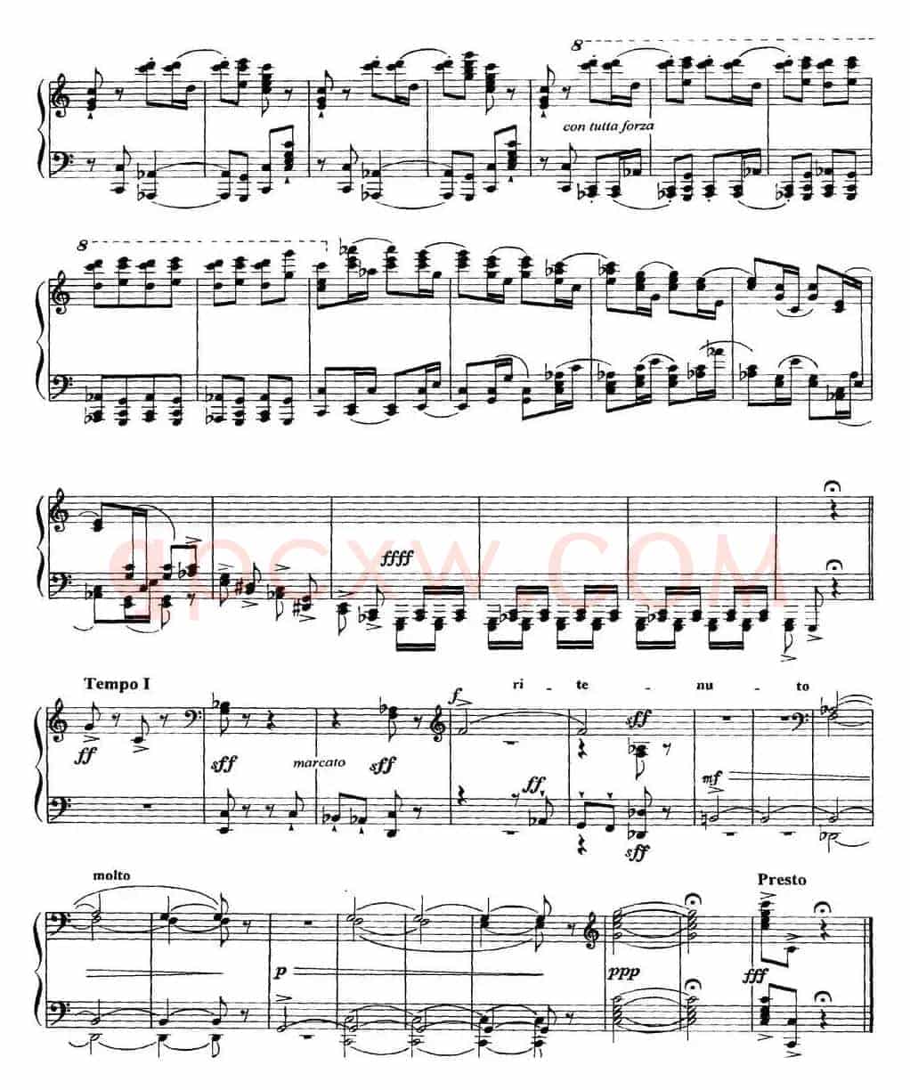 柴可夫斯基18首钢琴小品Op.72(18.Scene dansante(invitation au trepak))