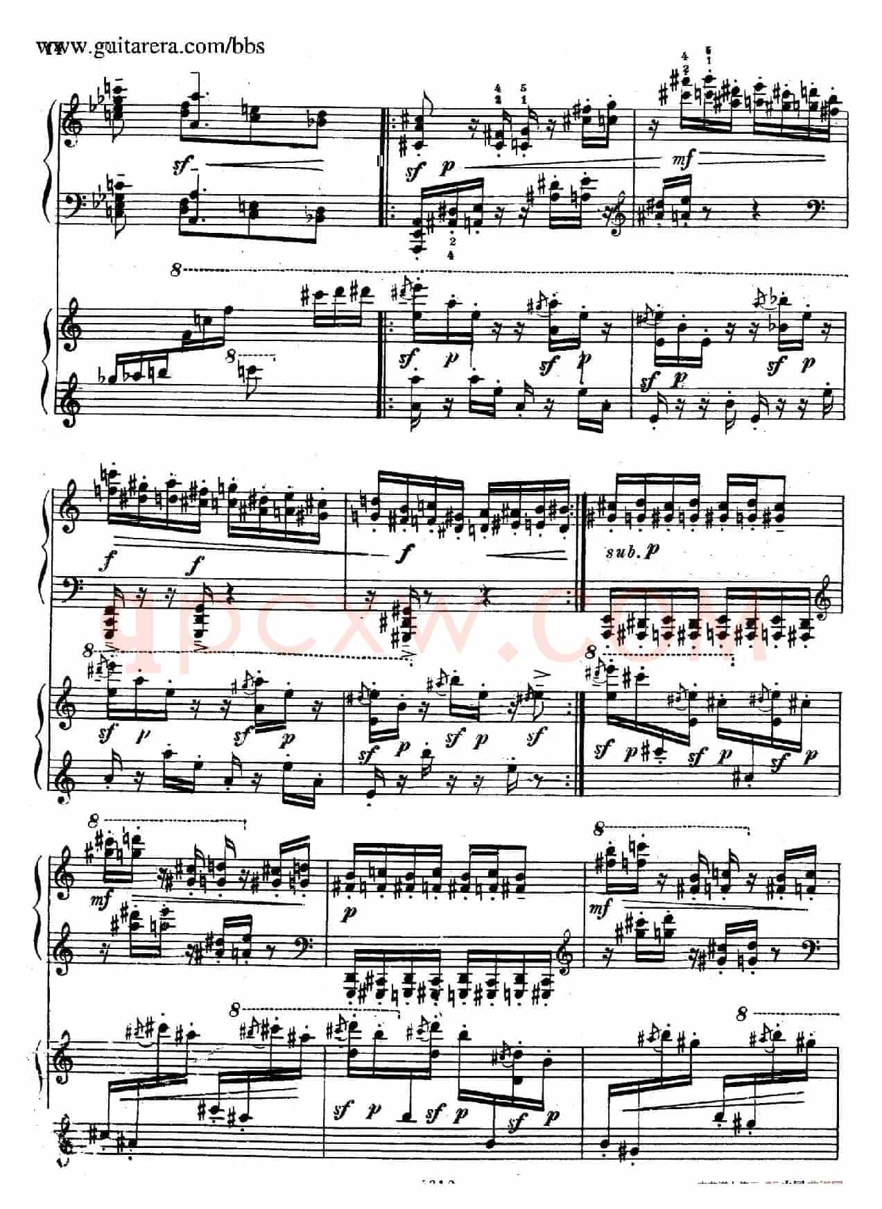 Variation on a Theme by Paganini(帕格尼尼主题变奏曲·双钢琴)