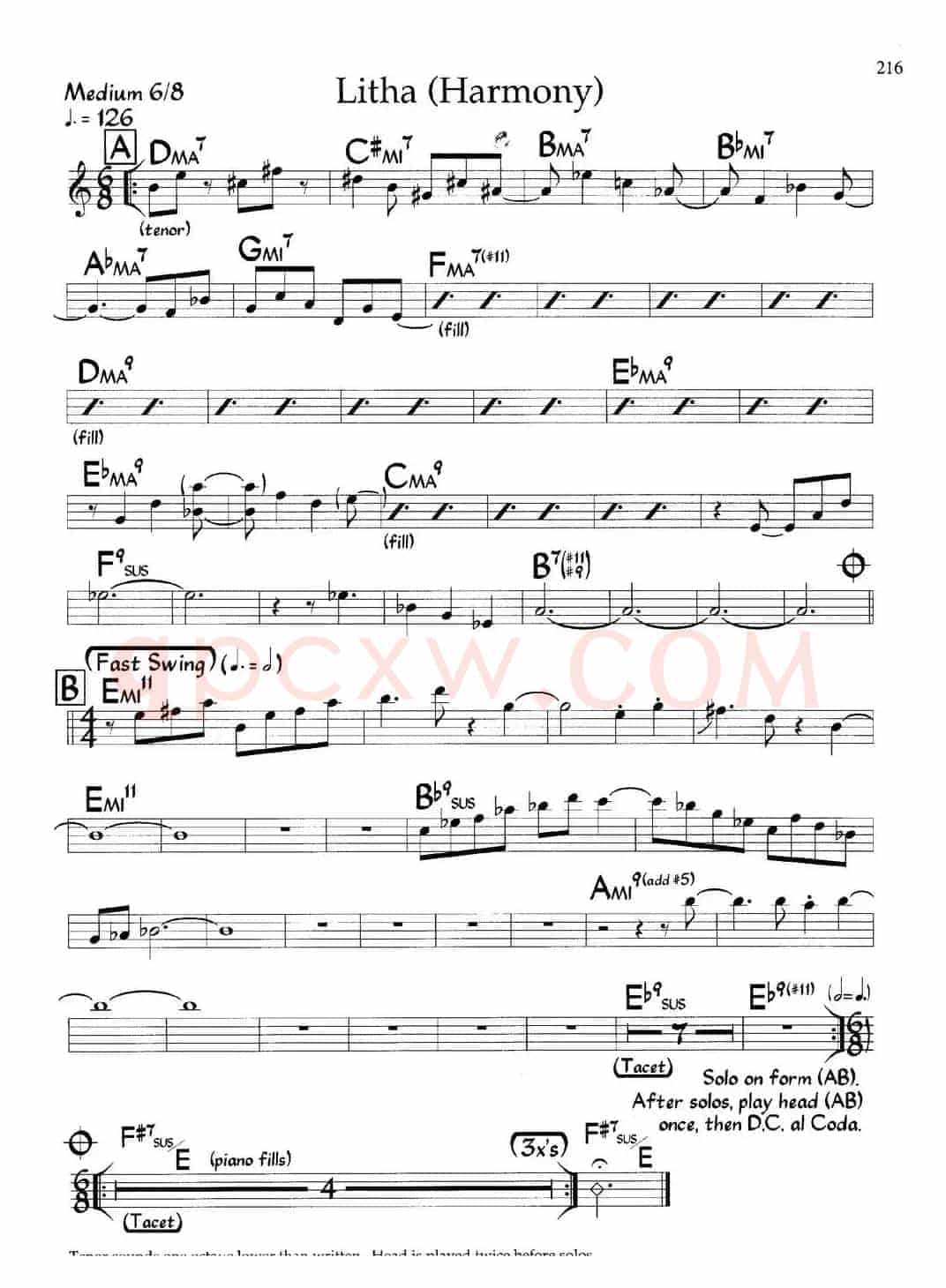 Litha（爵士钢琴曲）