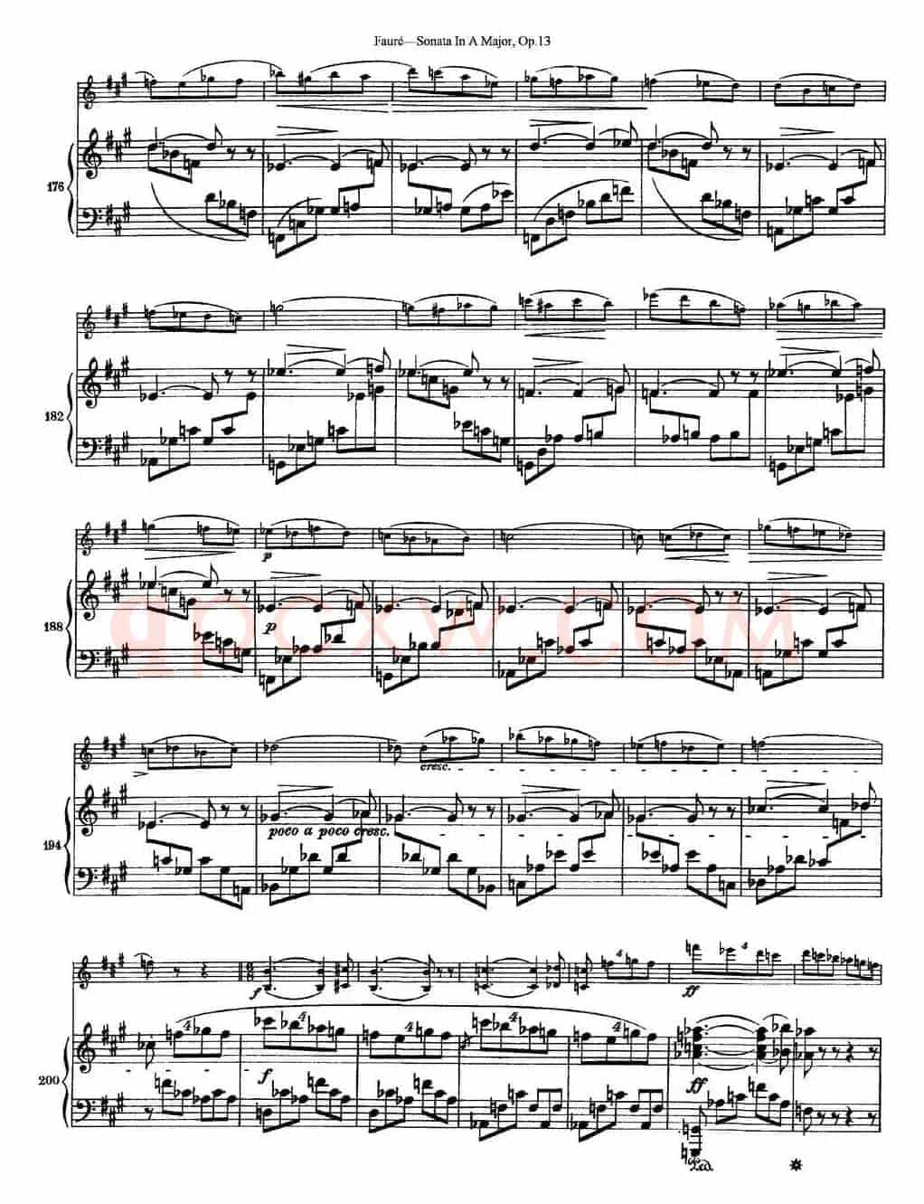 Violin Sonata No.1 Op.13（小提琴+钢琴伴奏）