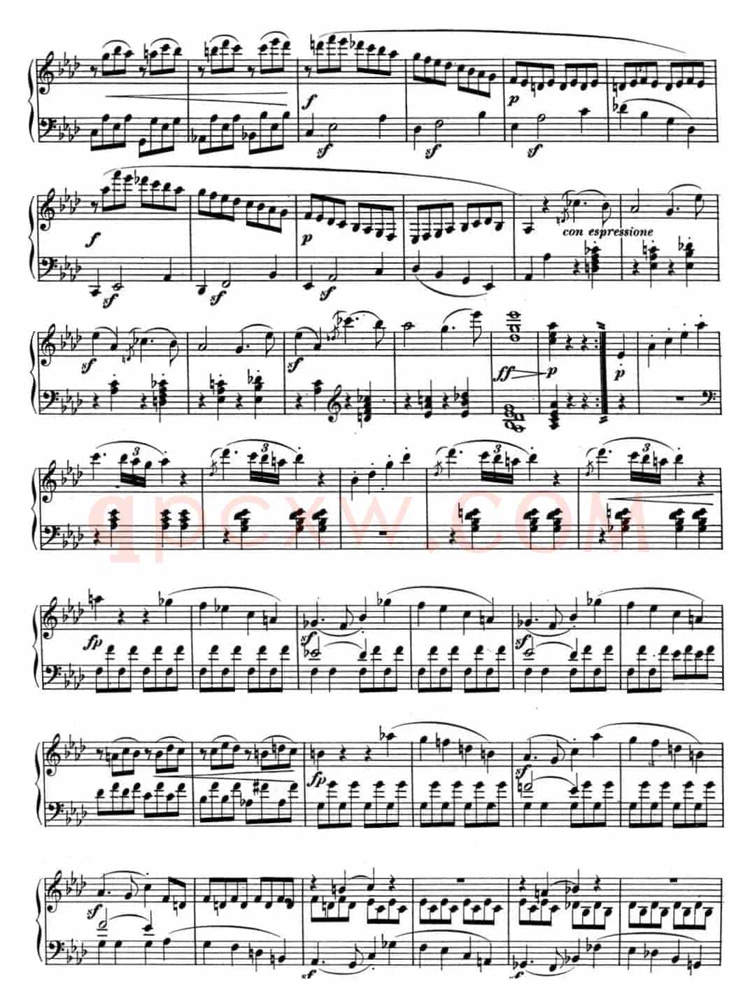 贝多芬钢琴奏鸣曲01 f小调 Op.2 No.1 F minor