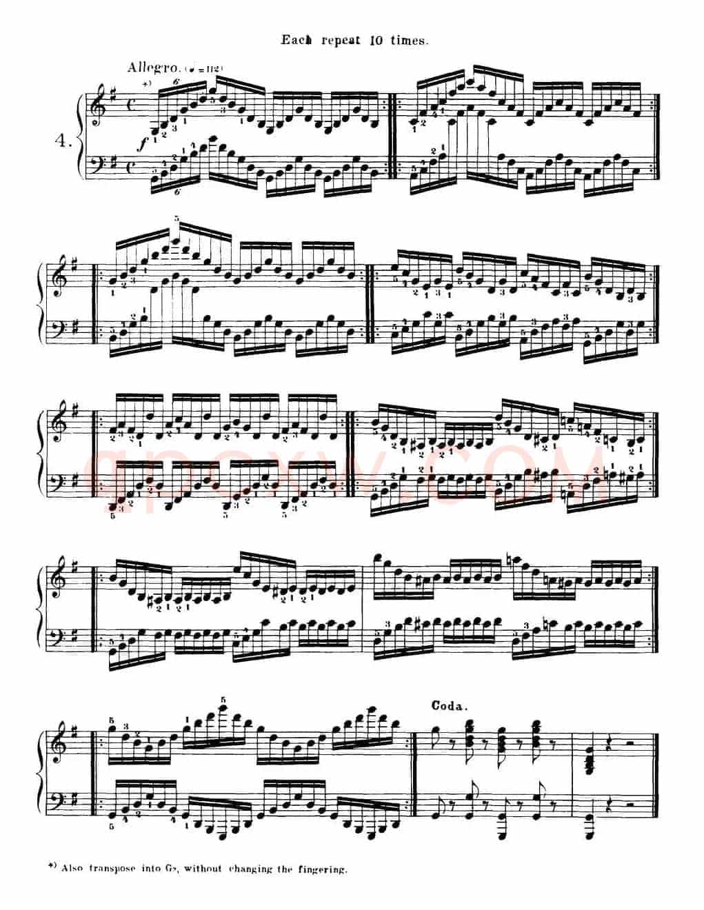 Czerny - 40 Daily Exerci Op.337（1—5）（40首日常训练曲）