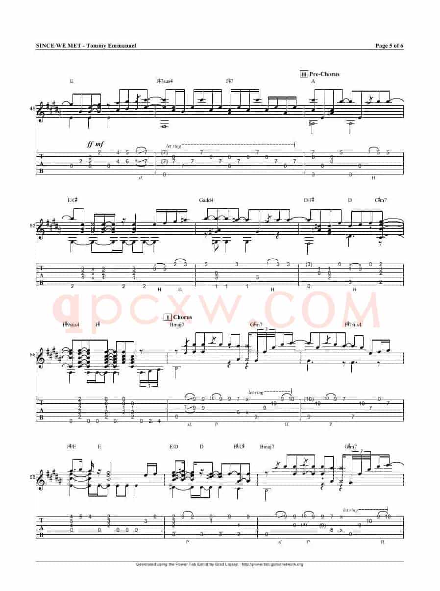 tommy emmanuel：since we met（指弹吉它）