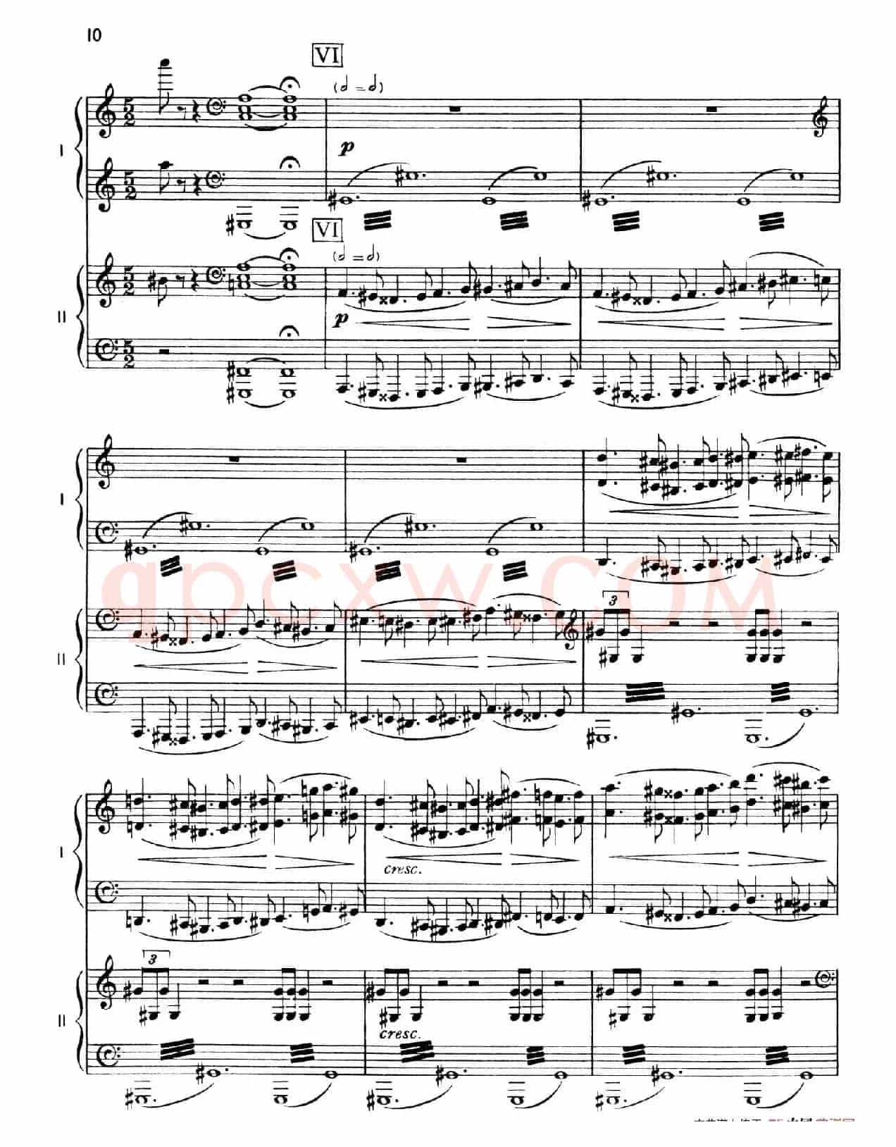 The Planets Op.32(双钢琴)(行星·第一乐章 火星—战争使者)