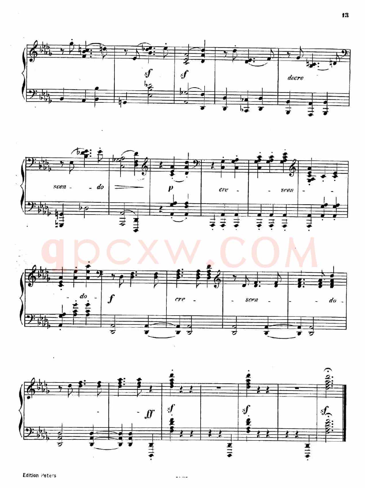 Waltzes Op.23(圆舞曲集·5、降D大调)