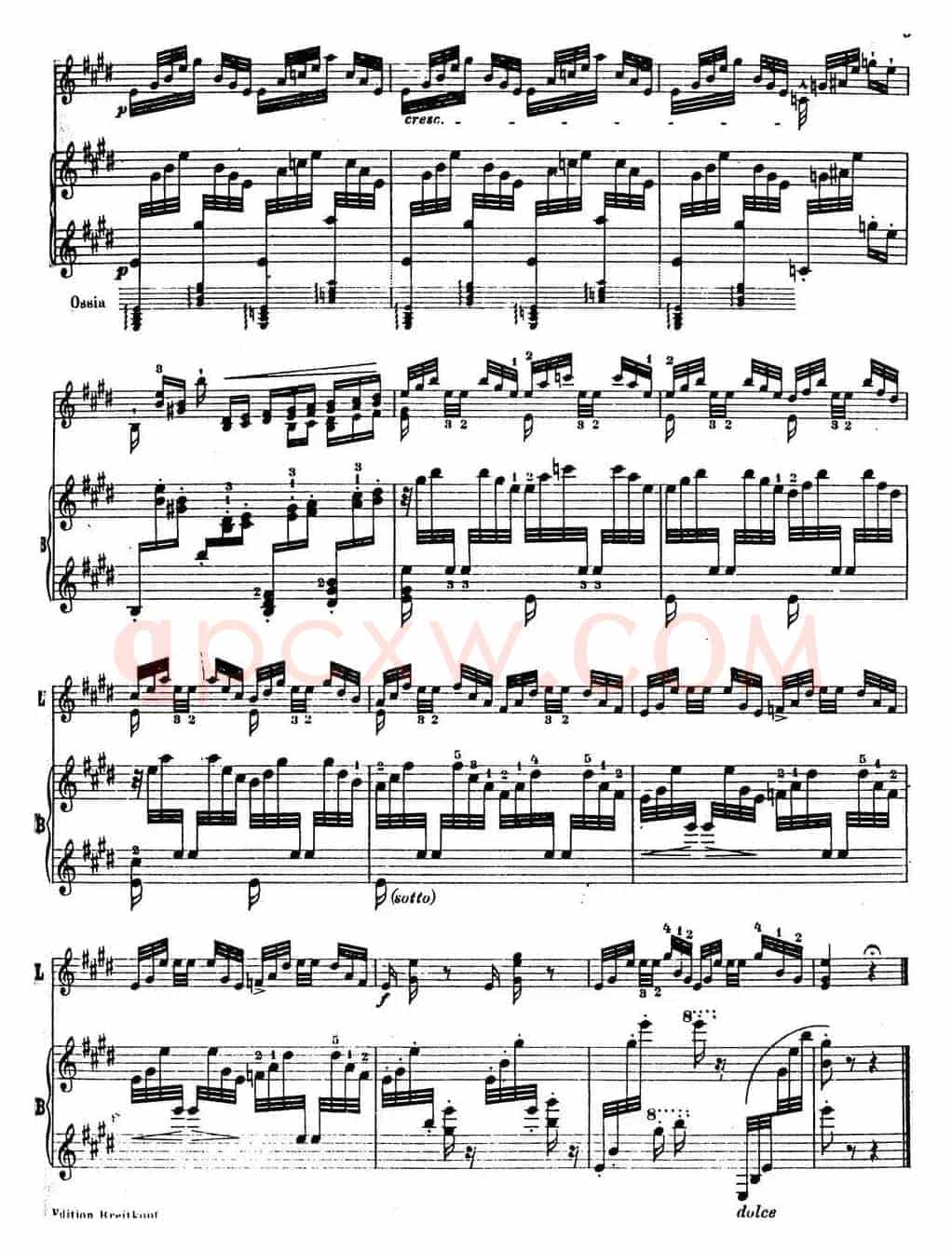 6首帕格尼尼大练习曲（Arpeggio Etude Nr.4）