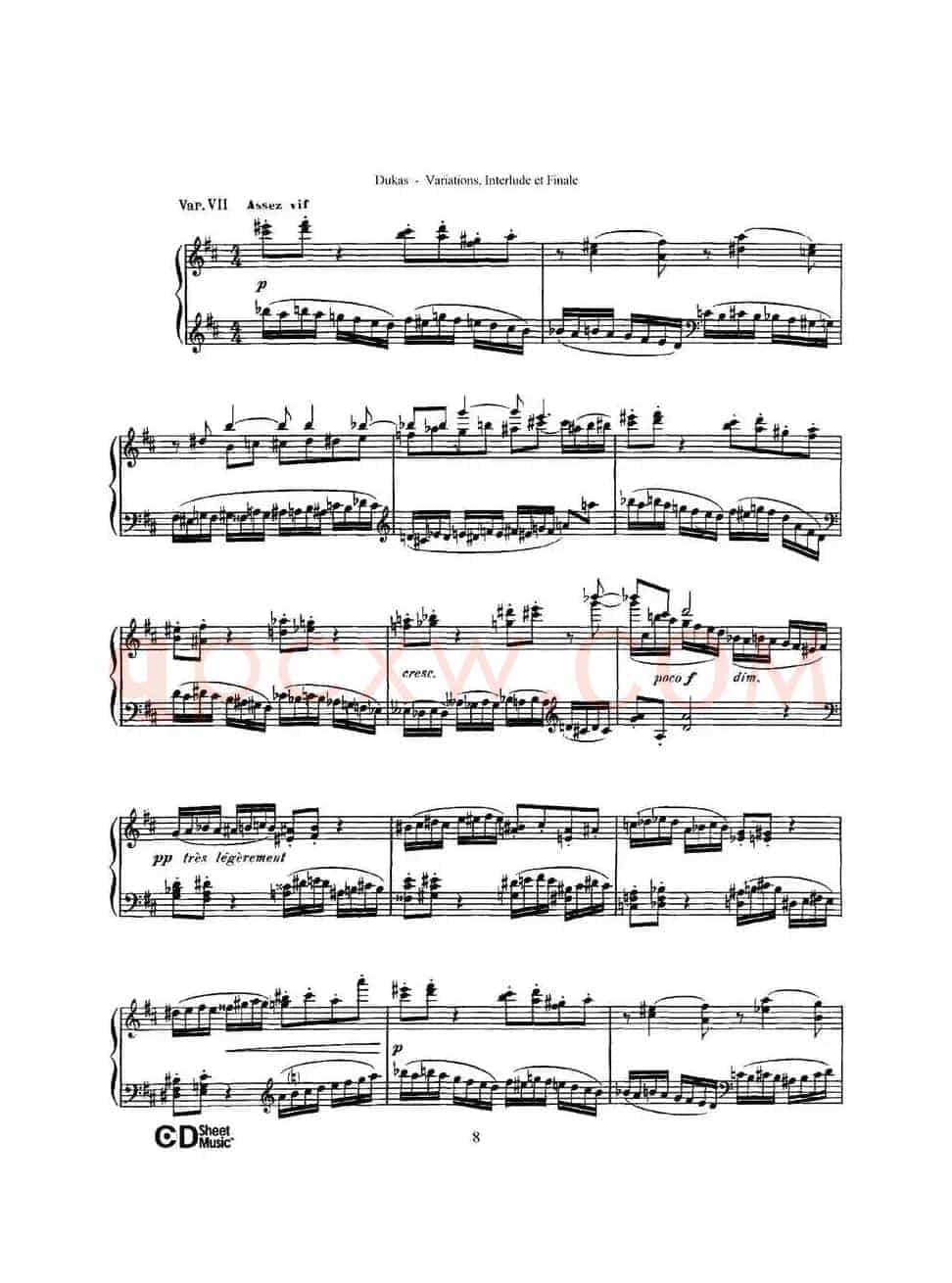 Variations, Interlude & Finale on theme de Rameau(拉摩主题变奏曲、间奏曲和终曲·第一部分)