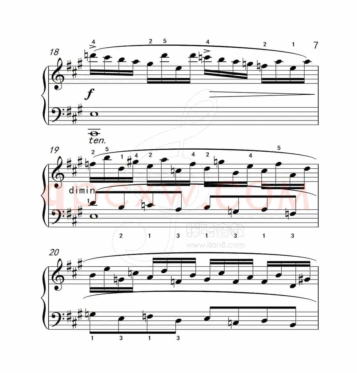 练习曲 4（克拉莫钢琴练习曲60首）