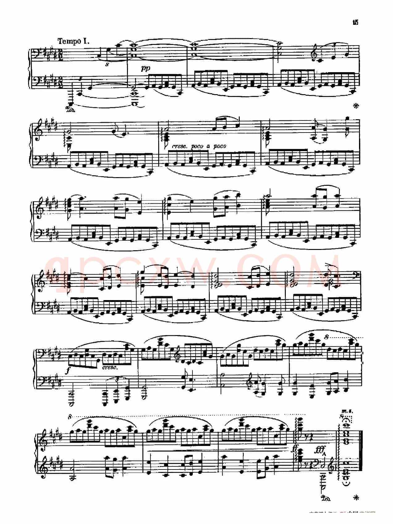 Three Preludes on Gregorian Melodies(三首格里高利圣咏前奏曲 2. 如暴风雨般激烈地)