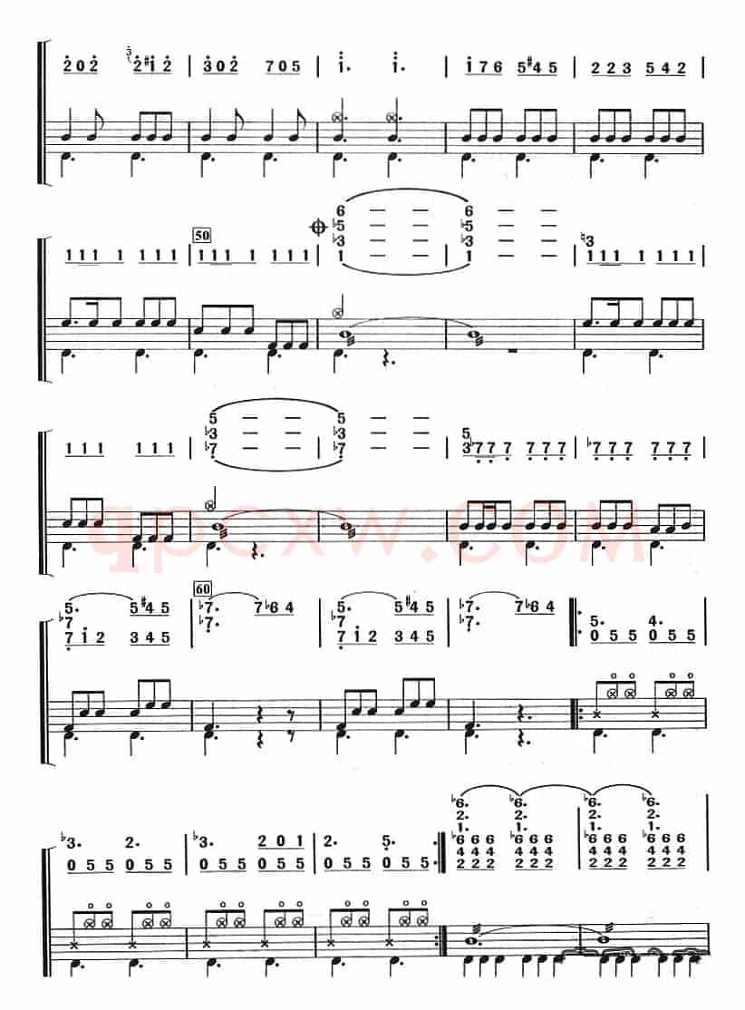 轻骑兵序曲（架子鼓、主旋律+鼓谱）