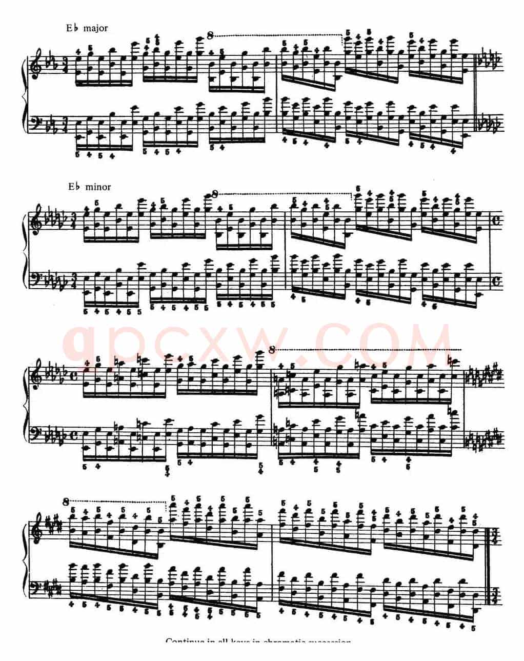 Technical Exercises S.146(李斯特钢琴技巧练习 BOOK Ⅻ)