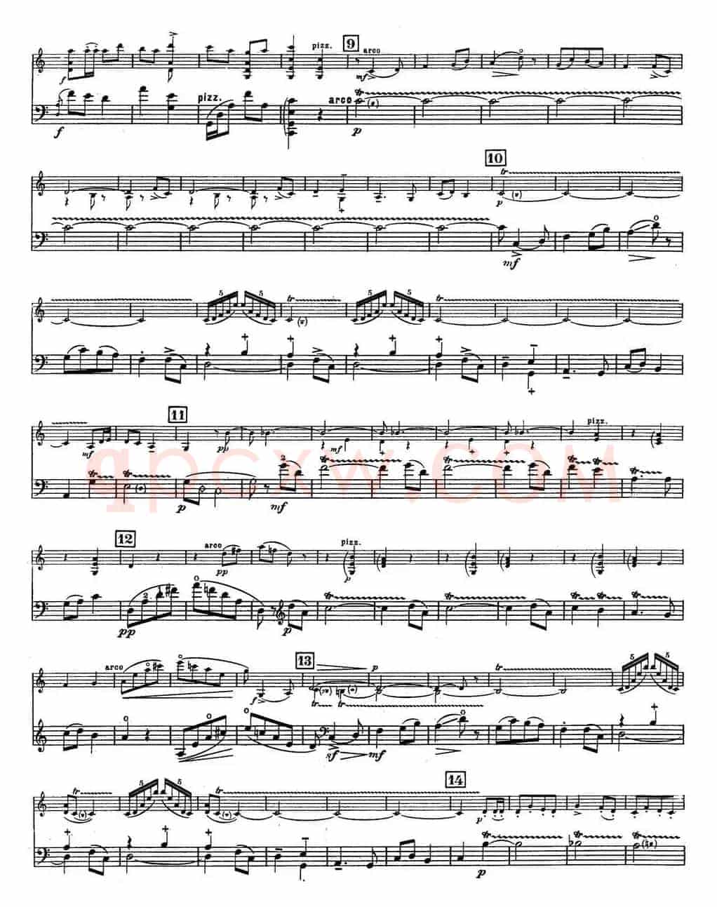 Sonate（小提琴+大提琴）