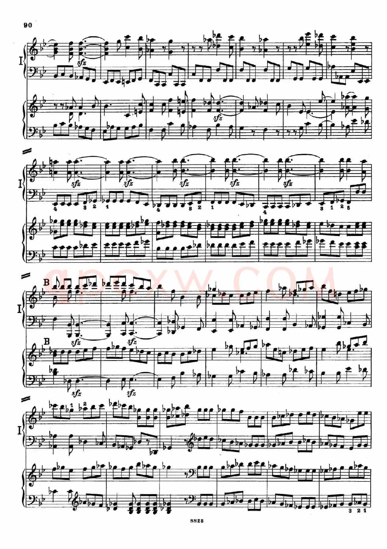 d小调第九交响曲 Op.125（双钢琴P83——92）