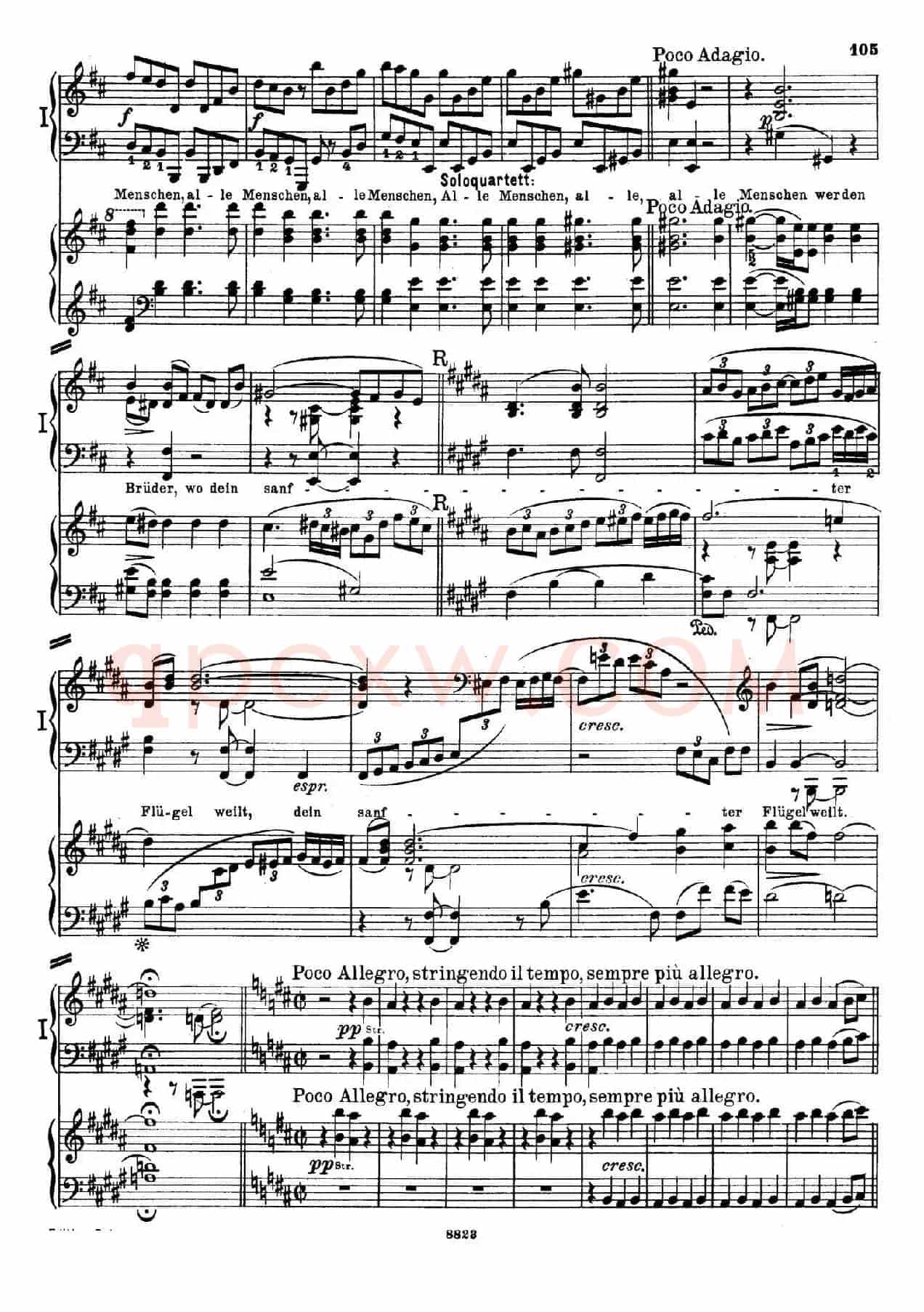 d小调第九交响曲 Op.125(双钢琴P103——109)