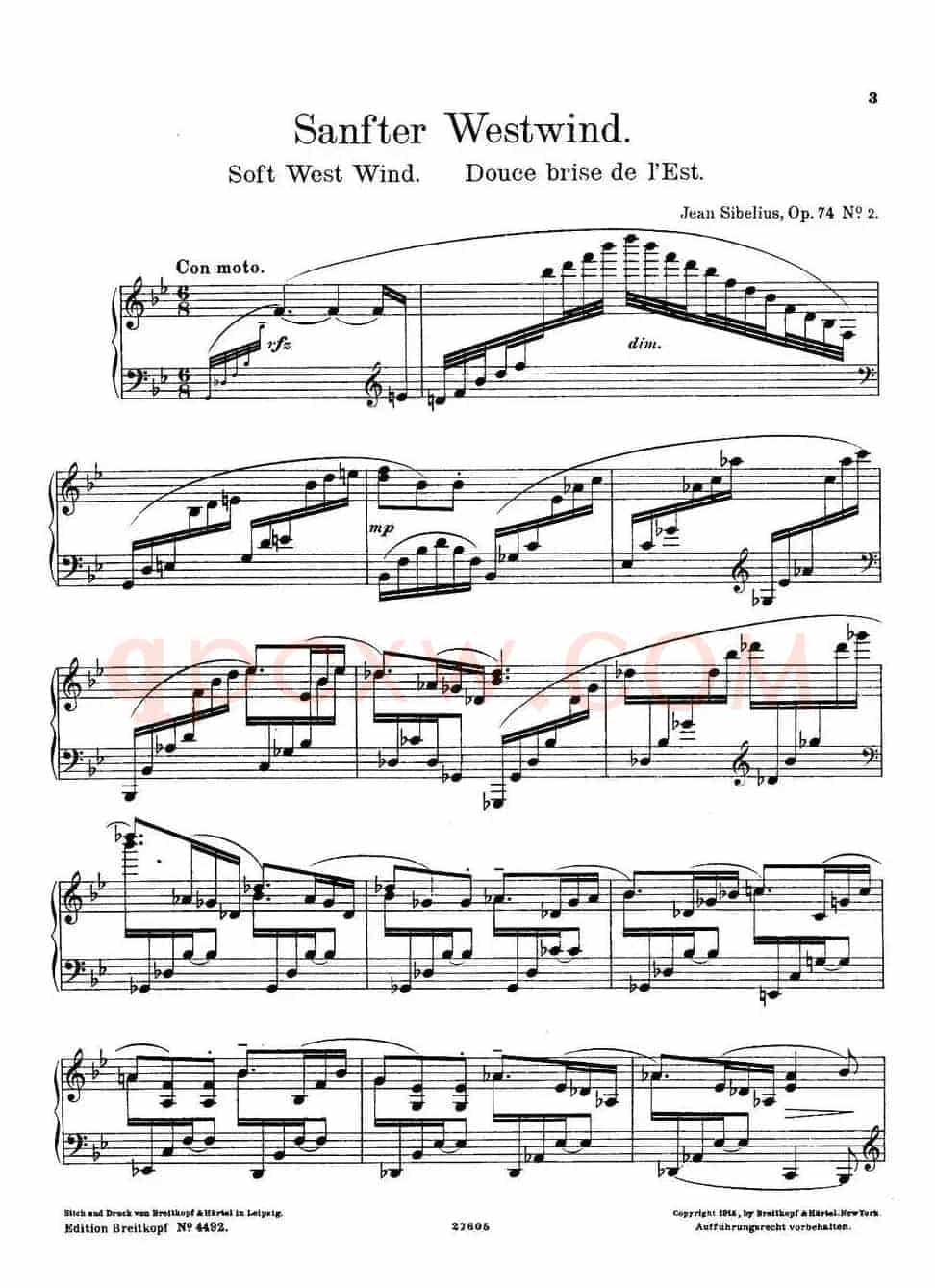 4 Lyric Pieces Op·74（4首抒情小品·2）