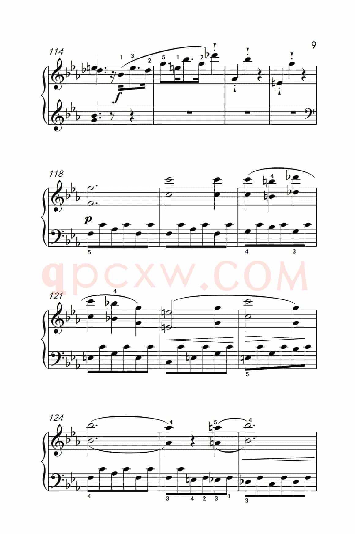 奏鸣曲 Opus 10 Nr.1 第一乐章（贝多芬奏鸣曲集 2）