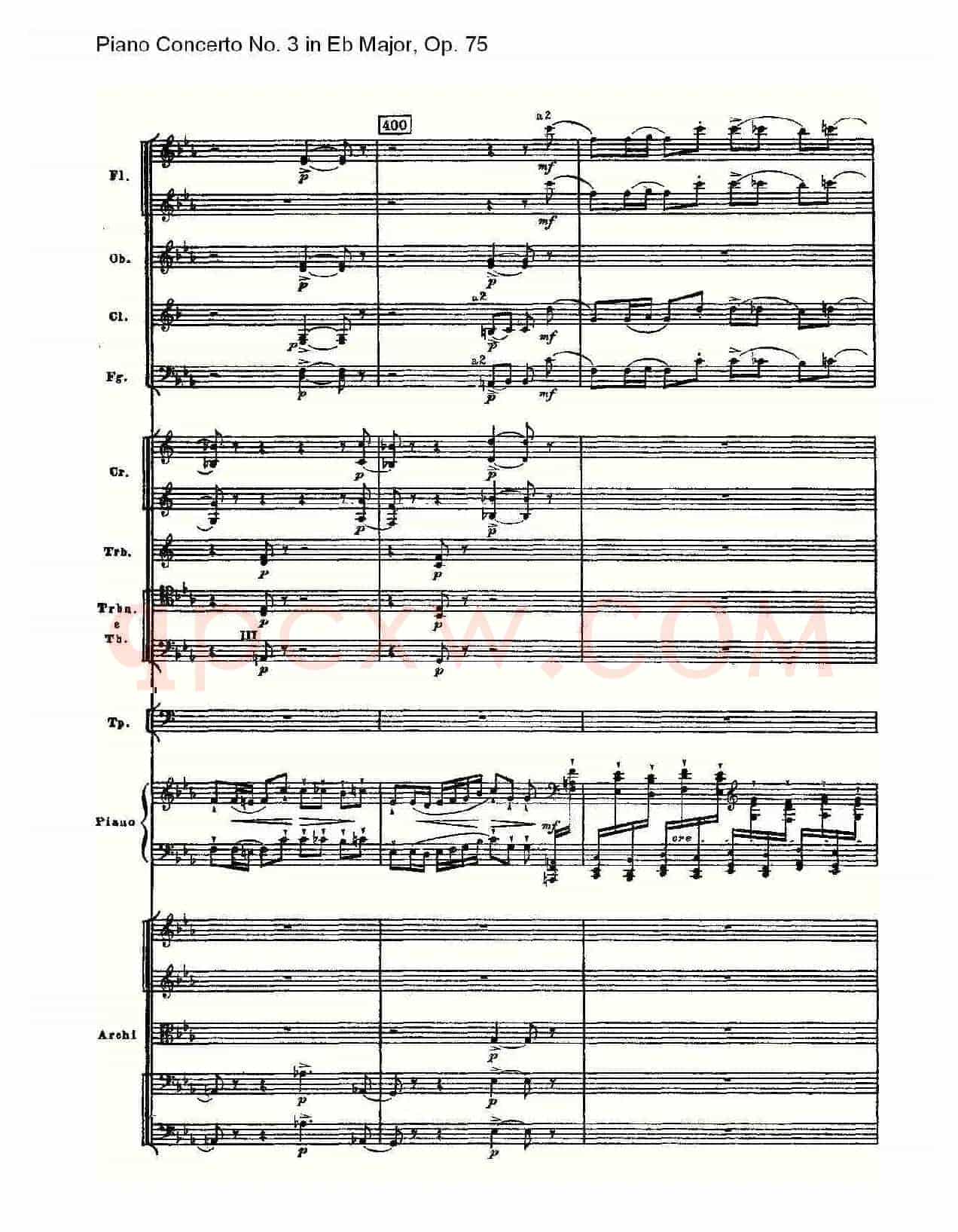 Piano Concerto No.3 in Eb Major, Op.75(Eb大调第三钢琴协奏)