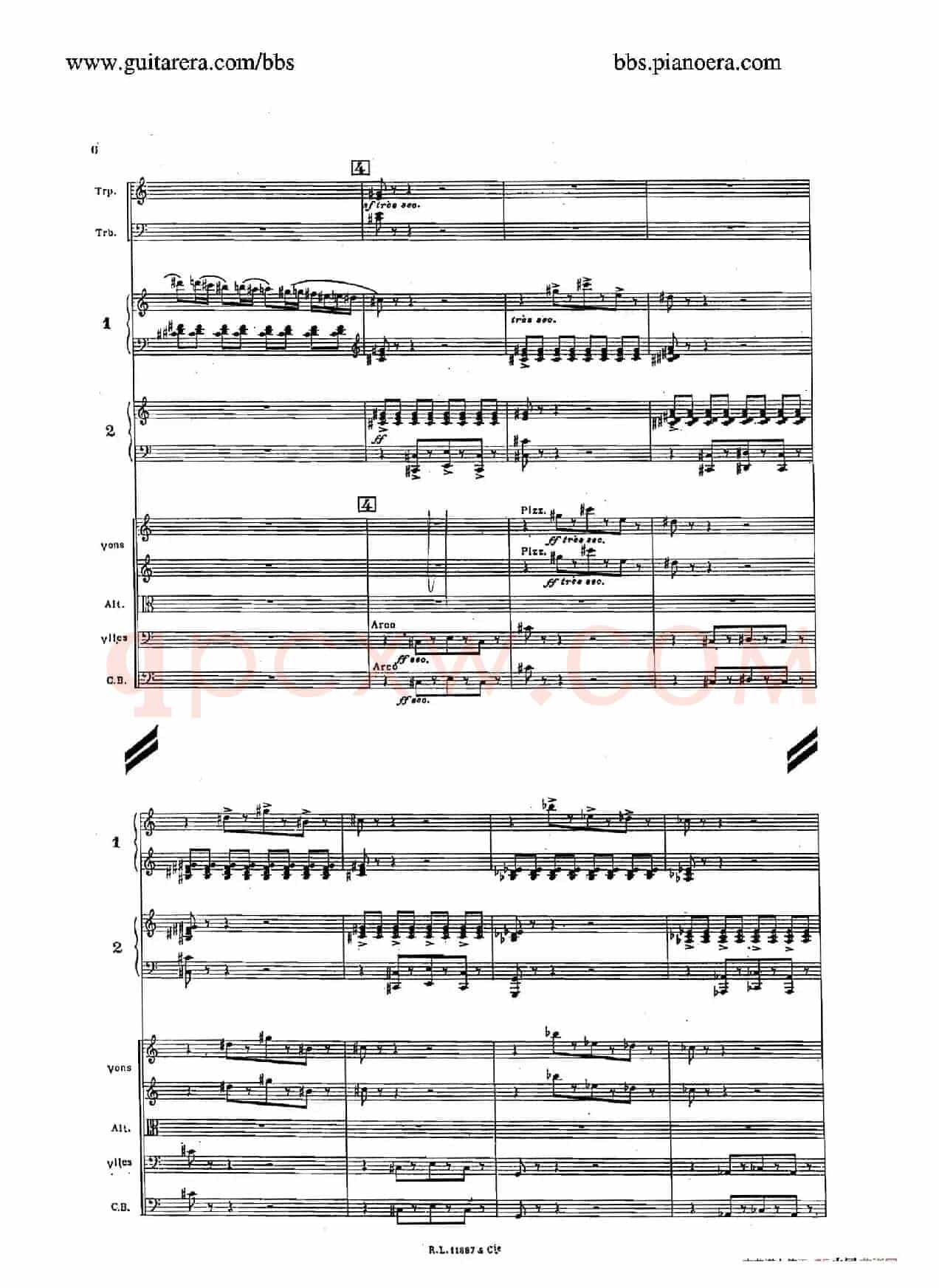 Concerto for 2 Pianos in d Minor(d小调双钢琴协奏曲·总谱)