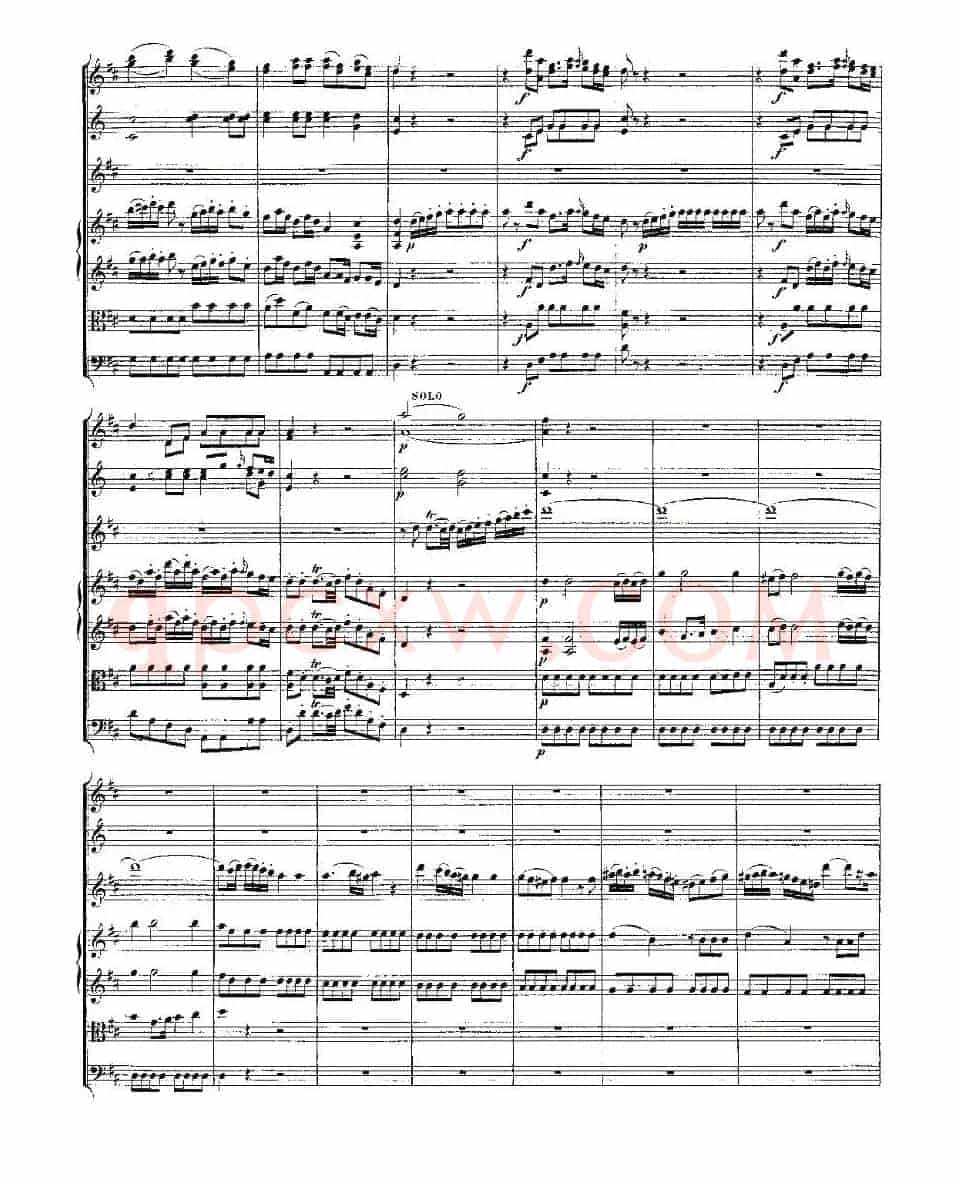 Concerto in D for Flute, K.314(D大调长笛协奏曲)