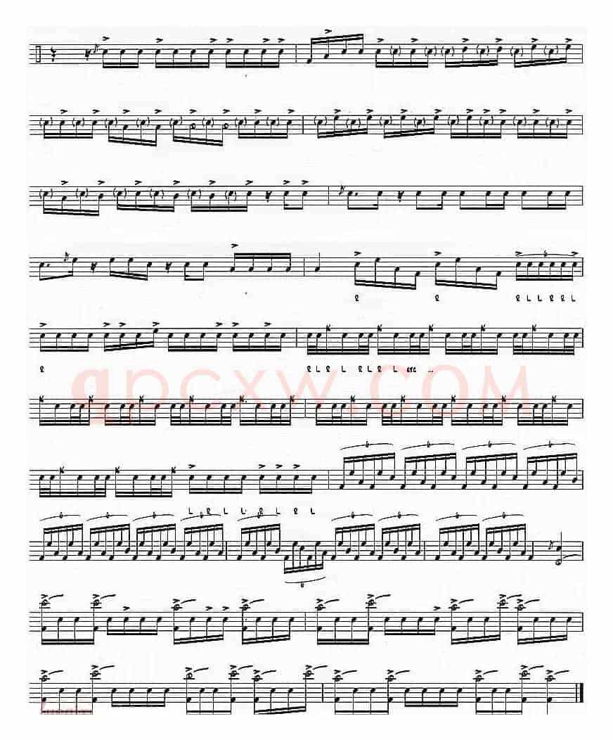 爵士鼓谱：samba song