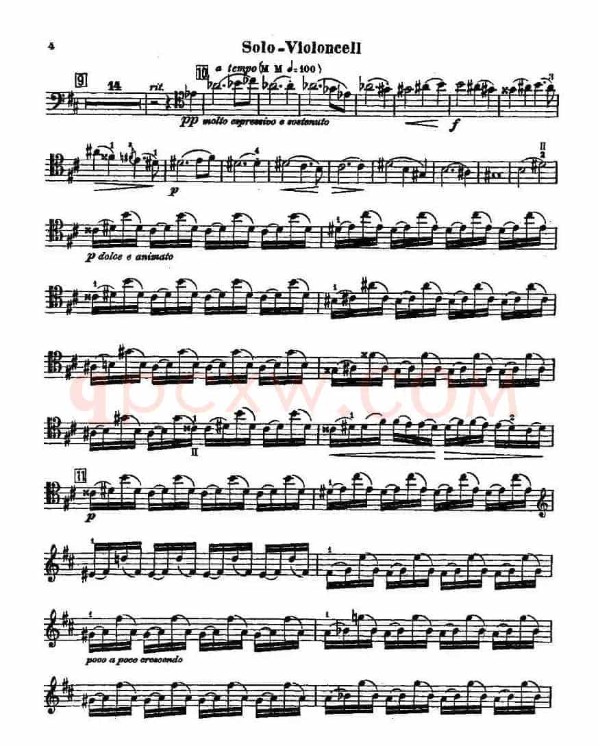 CELLO CONCERTO in B minor（大提琴）