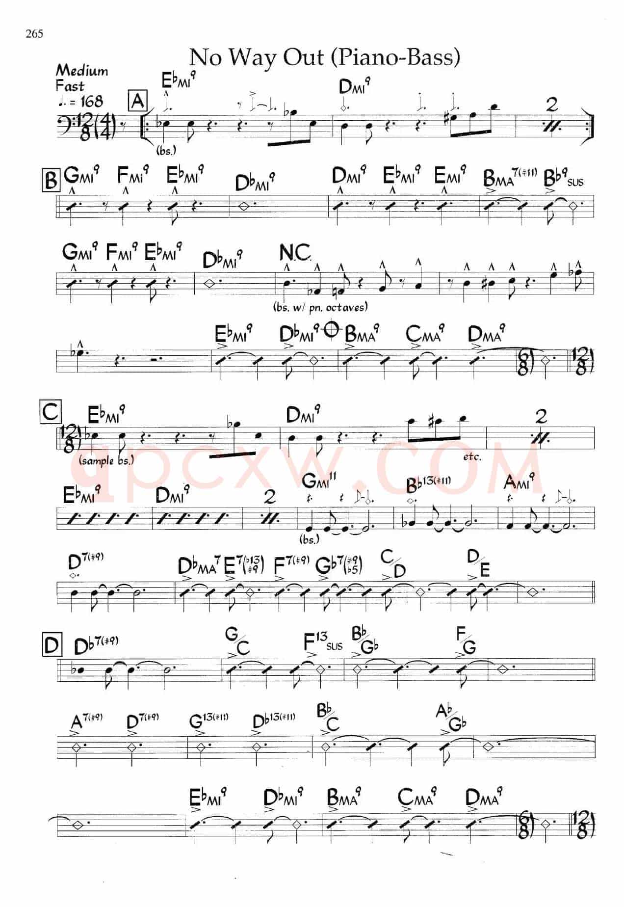 No Way Out（爵士钢琴曲）