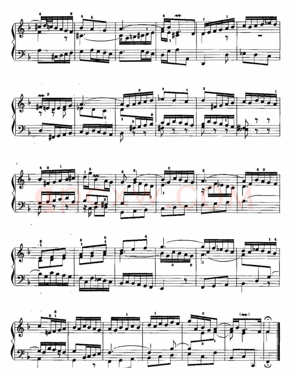 手风琴复调作品：F大调前奏曲与赋格