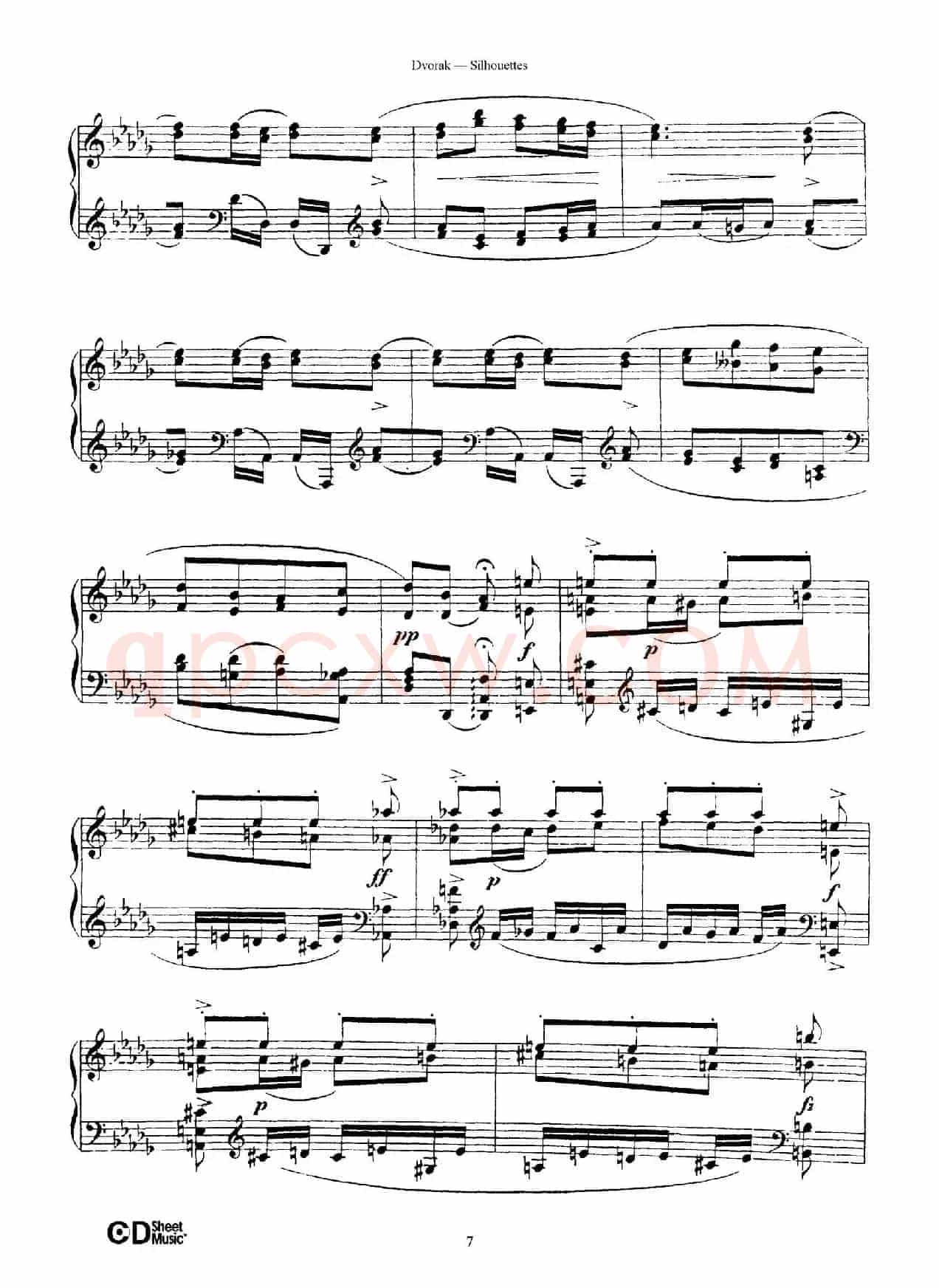 12 Silhouettes Op.8（12首剪影·3）