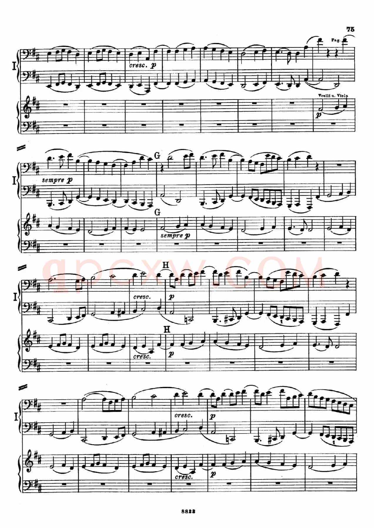 d小调第九交响曲 Op.125(双钢琴P73——82)