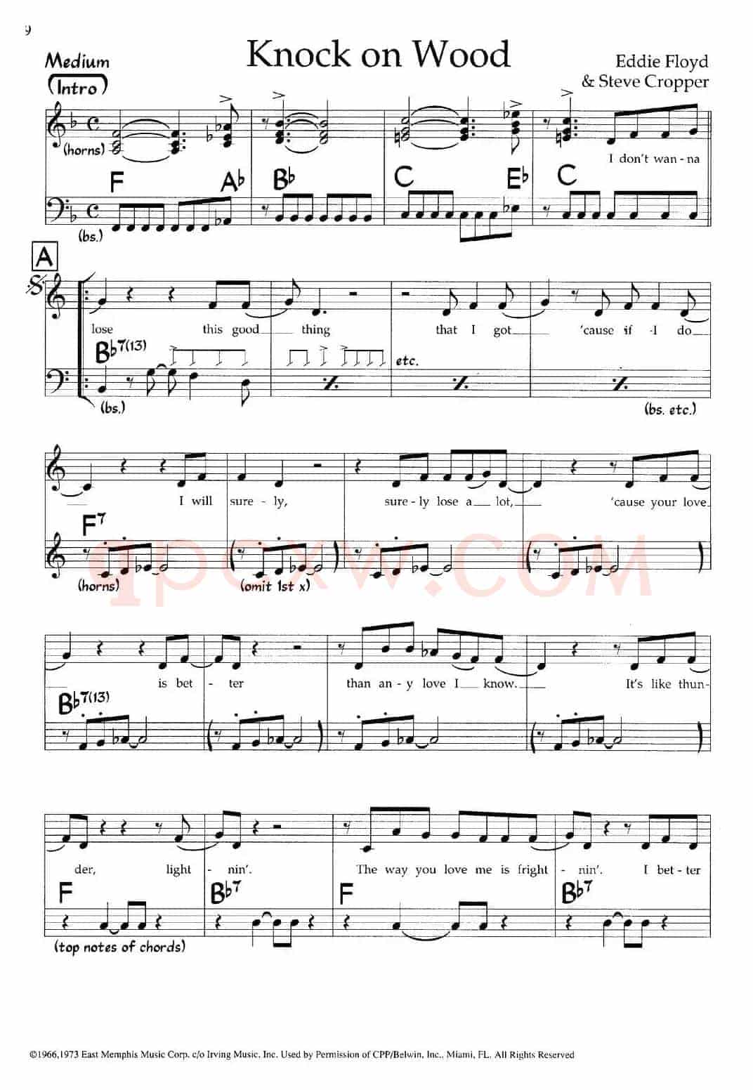 Knock on Wood（爵士钢琴曲）