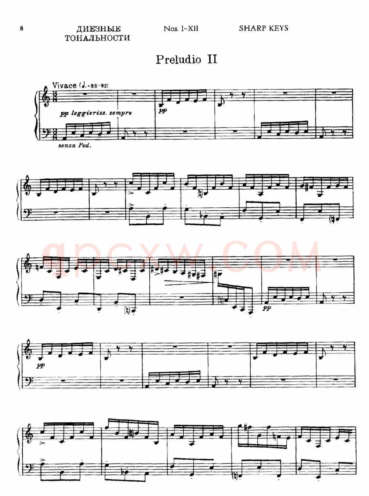 24 Preludes and Fugues Part.1 Op.45(24首前奏曲与赋格·第一部分·2)
