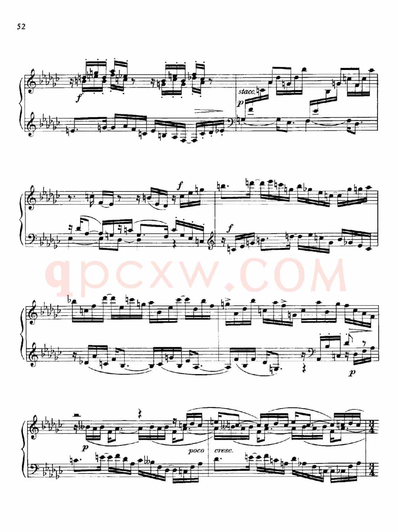 降e小调钢琴奏鸣曲 Op.26 v.4