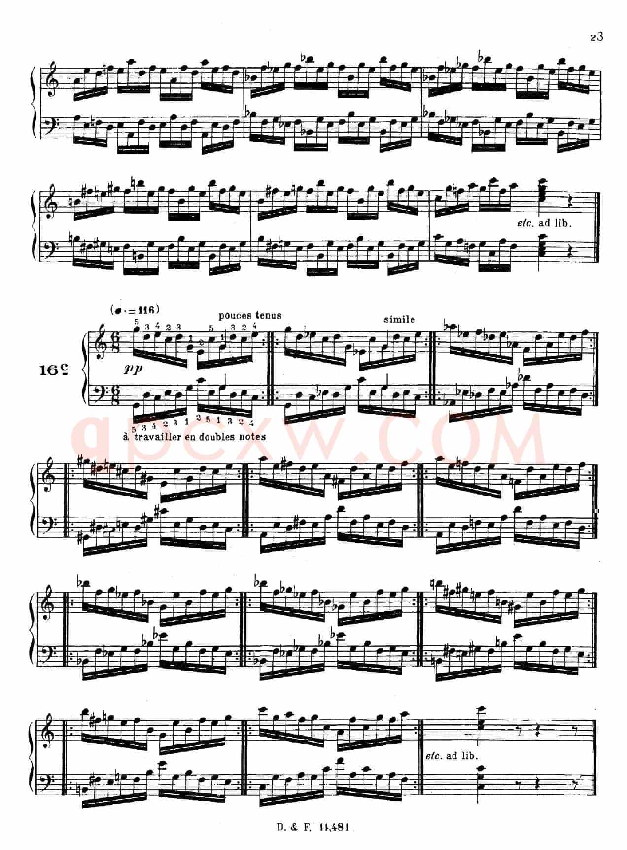 51 Exercises, WoO 6(51首钢琴练习 13—18)