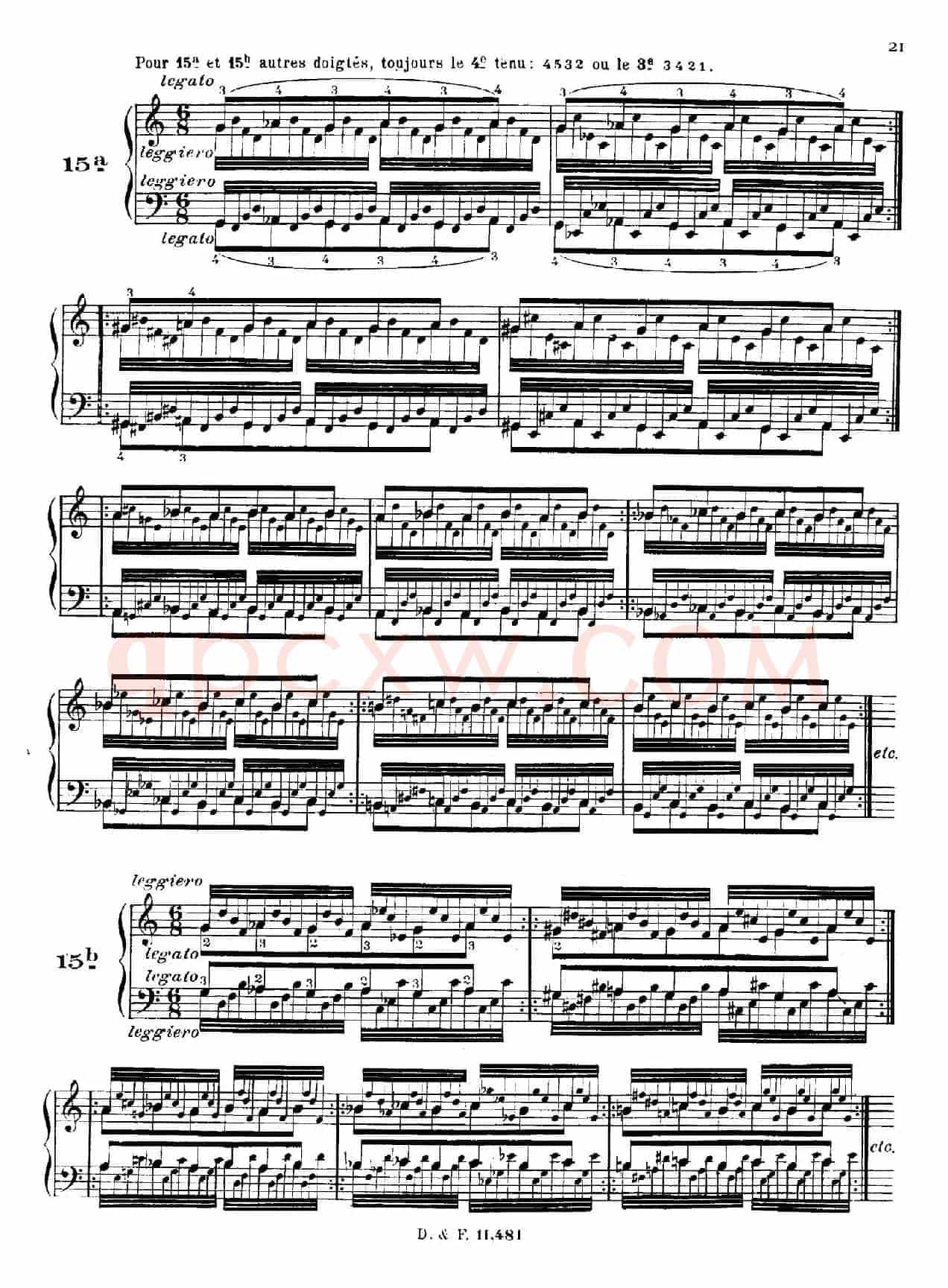 51 Exercises, WoO 6(51首钢琴练习 13—18)