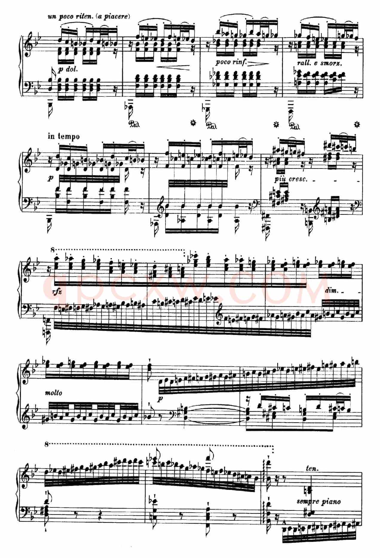 12 Etudes d'execution Transcendante S.139(12首超技练习曲·5)