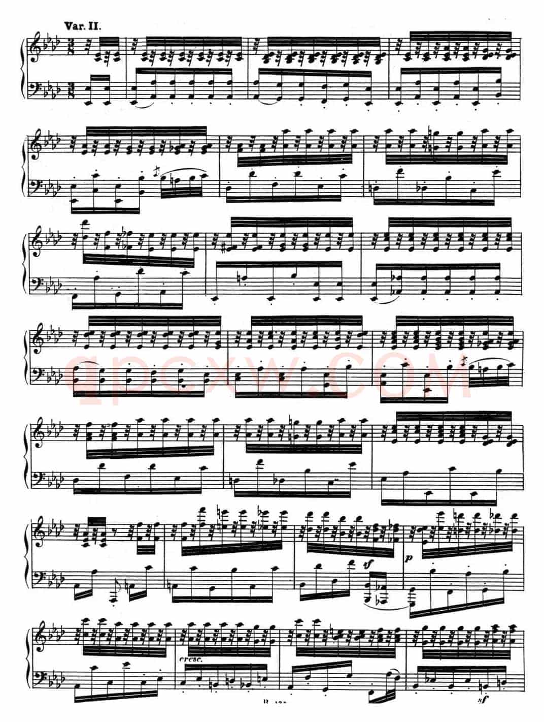 贝多芬钢琴奏鸣曲12 葬礼进行曲 降A大调 Op.26 A-flat major