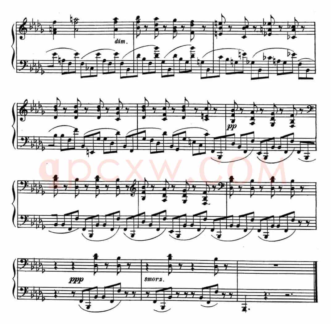 斯克里亚宾 钢琴练习曲 Op.8 No.7 Alexander Scriabin Etudes