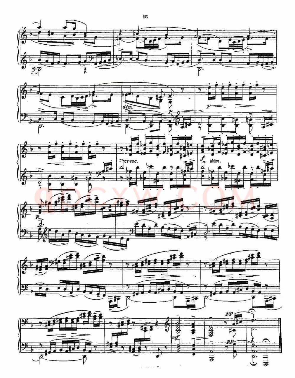 10首《前奏曲》之三（Rachmaninoff10 Preludes Op.23）