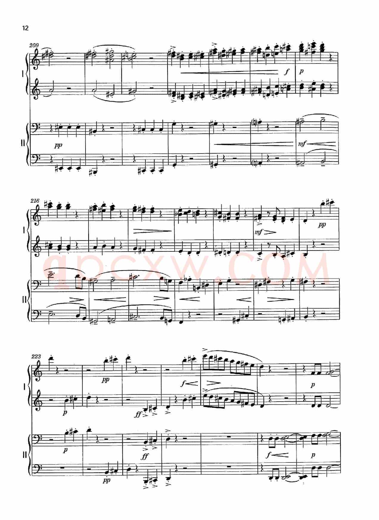 Vier Bagatellen Op.70(4首小品·Ⅰ·四手联弹)