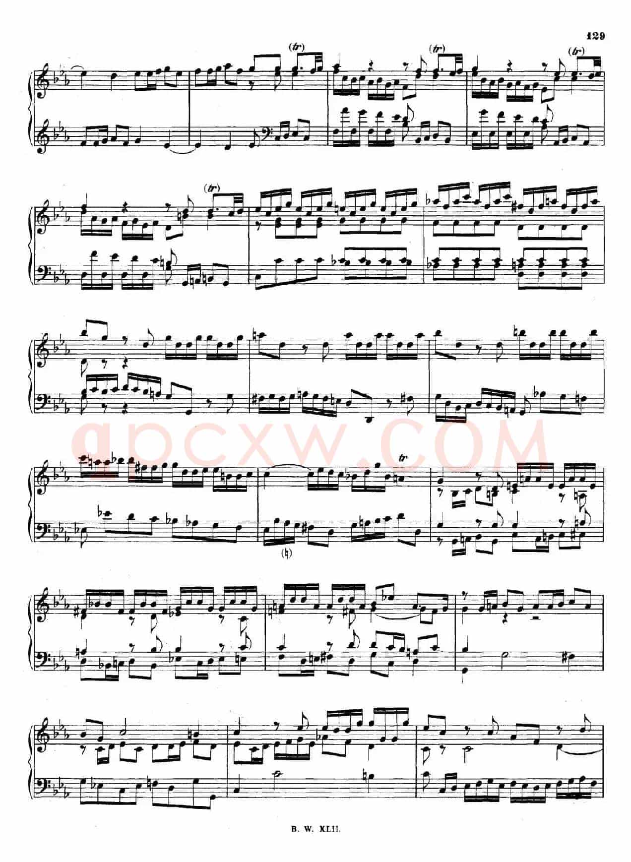 16 Concertos BWV 972-987(十六首为独奏古钢琴而作的协奏曲)(P71——80)