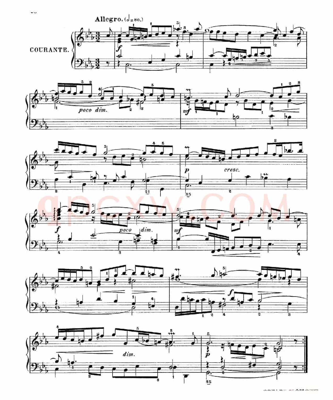 Six Partitas BWV 825-830(6首帕蒂塔·2)